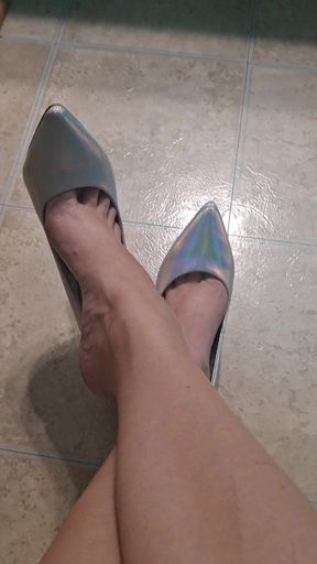 Stiletto Shoe Dangling