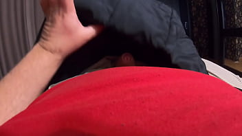 My impotent husband wants-face fucking, doggystyle and Cumming over my long Black winter Jacket