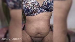 Indian shemale in horny on cam show