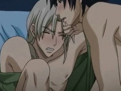 Horny anime gay man fucking hardcore at night