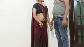 Indian Desi Village Bhabhi Cheats Her Husband Called Village Brother-in-law and Called Him Fear Doggy Sex Clear