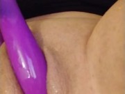 Touching muy pussy became the squirt