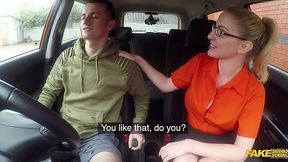 Hot Driving Instructor with Huge Tits and Juicy Ass Gets Fucked Hard on Camera