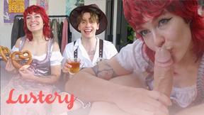 ”Oktoberfest Group Sex with Sexy German Amateurs”