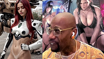 Tight Bald Tan Line Pussy Teen Girl Wearing Armor Needs To Get Dicked Down, AI Generated