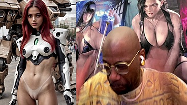Tight Bald Tan Line Pussy Teen Girl Wearing Armor Needs To Get Dicked Down, AI Generated