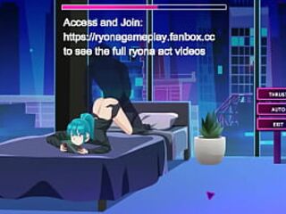 Cute gamer lady having sex in night gamer new erotic hentai game video