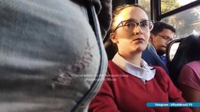 Teacher's bulgy surprise gets an enthusiastic 'O' on the school bus