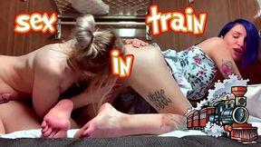 Shemale Fucked Girlfriend In The Train While No One Sees With Alice Blitz And Keoki Star