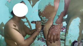 Hot couple romance husband impress a wife