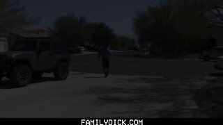 Familydick - mailman fucks a neighborhood twink with his stepdad