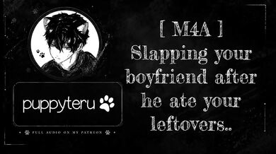 Punished for whimpering your quiet puppyboy gets rough audio teased into submission