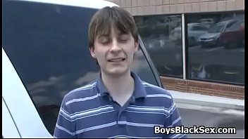 Poor white guy sucking black cocks to buy new tires 12