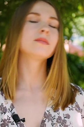 Evgeniya Is Smoking Strong 120mm Cigarette