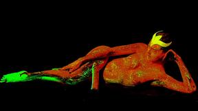 ”Glow in the dark Goddess”