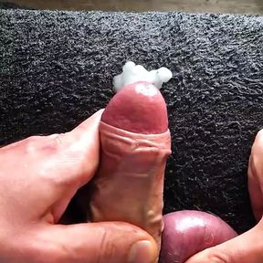 Foreskin Jerking, No Head Touching, Tied up Ball Squeeze Ruined Cum