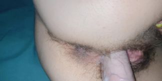 Hairy Amateurs Condom Fucking