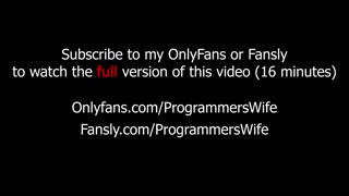 Wife cuckold masturbates and watches husband fucking with bestie, cum on ass - ProgrammersWife