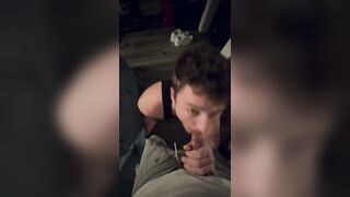 Kyle makes Kaleb gulp a phat geyser