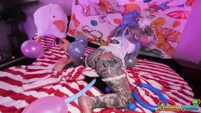 Clown Town Ep 4: Hottie Tiger Lilly Gets Creampied and Came in