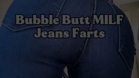 Bubble Butt MILF Teases You with Jeans Farts