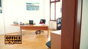 itsPOV - Tasty office slut Mia Evans fucks you for your silence