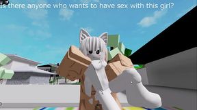 In Roblox Brookhaven A once-cool girl is seen by everyone a miserable figure having sex