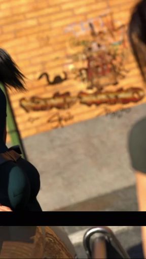 Shemale Police Office Grinding Her Cock Against Ashe Ass   Clip 3