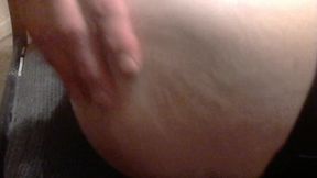 Non-op Transgirl Playing with Butt and Mtf Clit