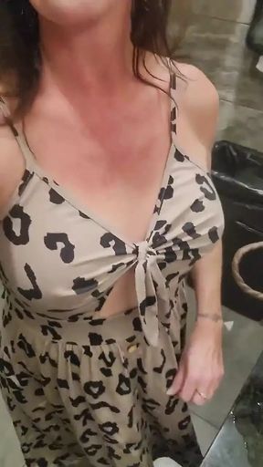 Outside MILF Masturbation Compilation