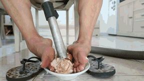 Regular cleaning in flip-flops, part 2, food WMV