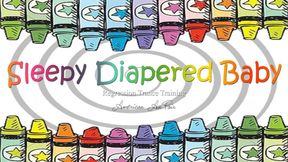 Sleepy Diapered Baby