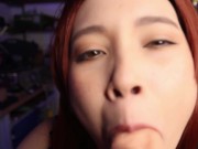 Brigitte From Overwatch Gives Sloppy Blowjob, Assjob & Gets Creampied