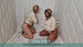 Zoey Ziptie and Lil Missy UK - &quot;Silent&quot; Straightjacket Cell