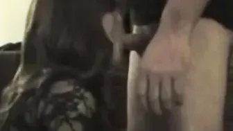 Skinny Amateur Crossdresser Gives Blowjob and Gets Bareback Fucked