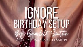 Ignore Birthday Setup