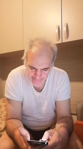 Night Wank on a Cold Winter Evening