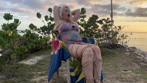 Mermaid on the Beach in 4k - Clip 2