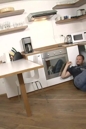 Naughty wife gets a huge cock to drill her nasty holes