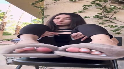 Latina stinky feet