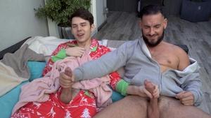 FamilyDick.com: Derek Allen jerking Dakota Lovell
