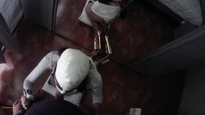 POV video of a beautiful milf who takes money to give a blowjob and swallow cum