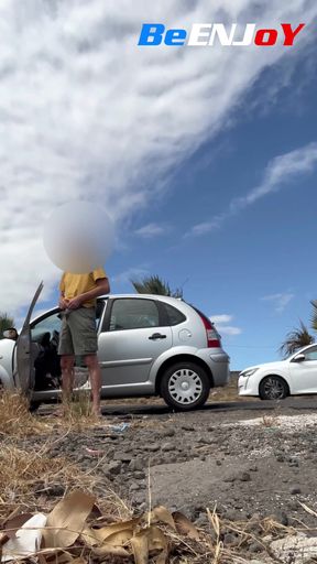 BeENJoY - Jerking me on car and take a big load in front of drivers. Very risky Be Enjoy to have sex outdoors! Exhib&hellip;   Clip 2