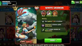 Estrenando las cartas legendarias en este juego sabroso