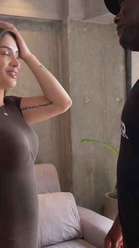 Stunning moment from &quot;Muscular personal trainer fucks his big ass student taking advantage of her husband&#039;s absence from class&quot;