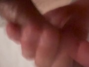 Sprinkling BWD cum dripping close up