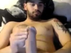 Str8 Guy with Giant Knob Shoots a Big Load #117