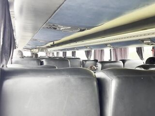 Fellatio on public transport, I invite a strange tourist to sit next to me, that babe sucks me until I ejaculate (part 1)