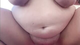 BBW Having Fun with her Soak Loose Twat