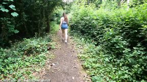 18 years old haveing sex in the forest, barely legal fucking in the woods, hot babe getting fucked in the forest